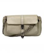 CHANELシャネル）の古着「2.55 チェーンショルダーバッグ」｜アイボリー