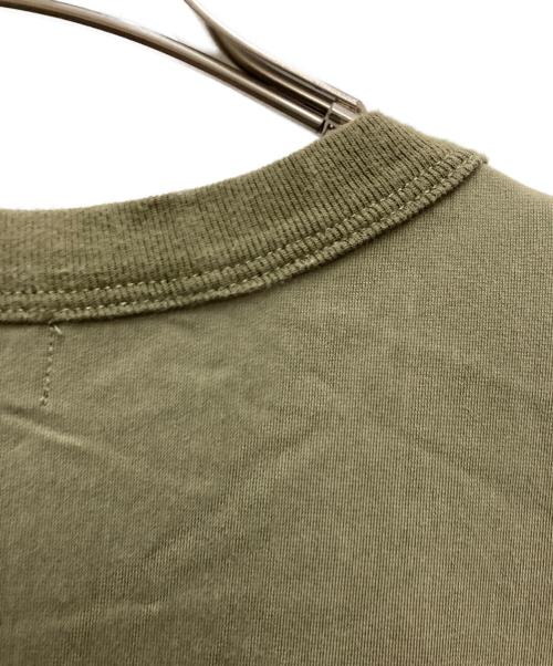 BLUE LABEL CRESTBRIDGE（ブルーレーベルクレストブリッジ）BLUE LABEL CRESTBRIDGE (ブルーレーベルクレストブリッジ) カットソーワンピース カーキ サイズ:Sの古着・服飾アイテム