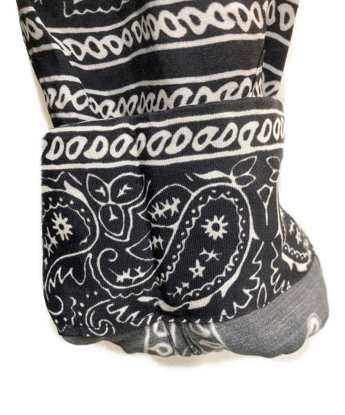 UNUSED（アンユーズド）UNUSED (アンユーズド) bandanna shirts ブラック サイズ:XLの古着・服飾アイテム