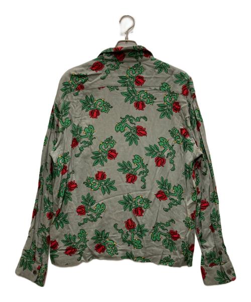 UNUSED（アンユーズド）UNUSED (アンユーズド) ROSE SHIRT グリーン サイズ:Lの古着・服飾アイテム
