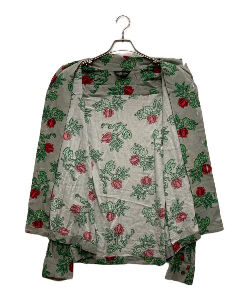 UNUSED（アンユーズド）UNUSED (アンユーズド) ROSE SHIRT グリーン サイズ:Lの古着・服飾アイテム