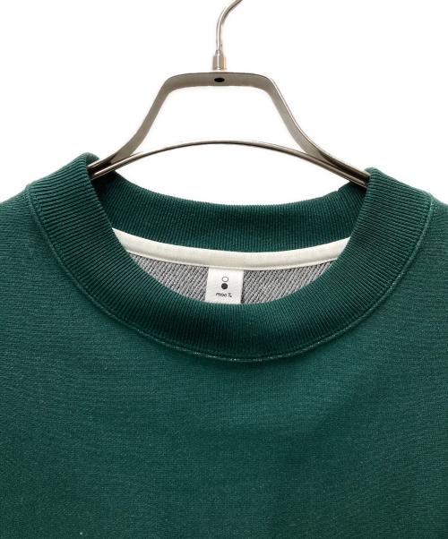 moc T（モクティー）moc T (モクティー) BD FLEECE CREW NECK P/O グリーン サイズ:Lの古着・服飾アイテム