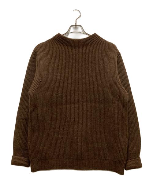 ANDERSEN-ANDERSEN（アンデルセン アンデルセン）Andersen-Andersen (アンデルセン アンデルセン) モックネックニット ブラウン サイズ:Ⅼの古着・服飾アイテム