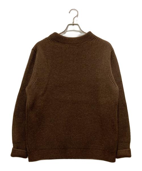 ANDERSEN-ANDERSEN（アンデルセン アンデルセン）Andersen-Andersen (アンデルセン アンデルセン) モックネックニット ブラウン サイズ:Ⅼの古着・服飾アイテム