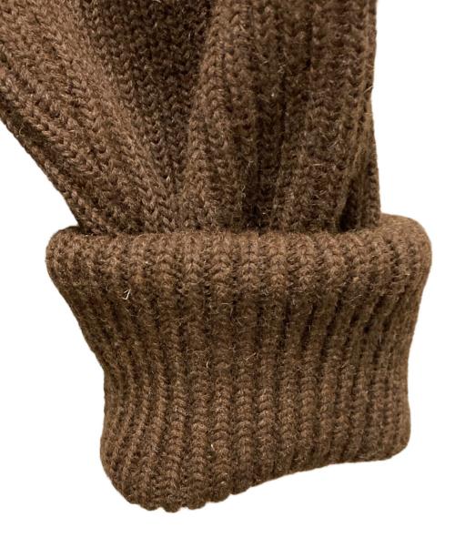 ANDERSEN-ANDERSEN（アンデルセン アンデルセン）Andersen-Andersen (アンデルセン アンデルセン) モックネックニット ブラウン サイズ:Ⅼの古着・服飾アイテム