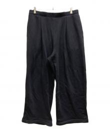 mocT（モクティ）の古着「EGE ORGANIC SOFT FLEECE WIDE PANTS」｜ブラック