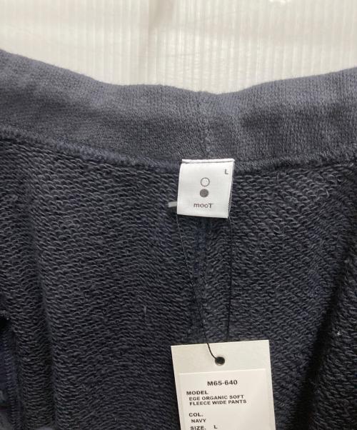 mocT（モクティ）MOCT (モクティ) EGE ORGANIC SOFT FLEECE WIDE PANTS ブラック サイズ:Ⅼの古着・服飾アイテム