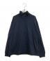 mocT（モクティ）の古着「LYOCELL STRETCH FLEECE BORDER MOCK-NECK PO」｜ブラック×ブルー