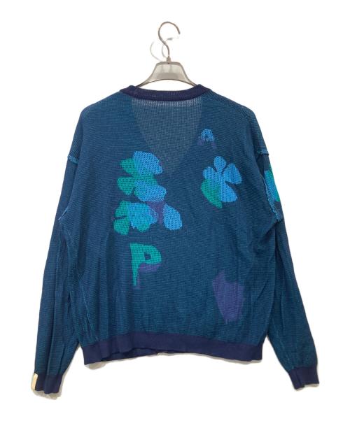 PAMM（パム）PAMM (パム) 紙絵花のメッシュカーディガン ネイビー サイズ:Freeの古着・服飾アイテム