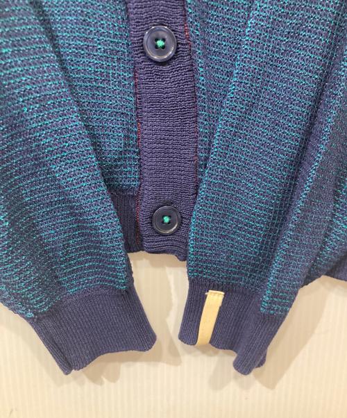 PAMM（パム）PAMM (パム) 紙絵花のメッシュカーディガン ネイビー サイズ:Freeの古着・服飾アイテム