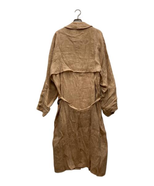 sean nish（ショーンニッシュ）sean nish (ショーンニッシュ) HEMP LINEN COAT ベージュ サイズ:FREEの古着・服飾アイテム