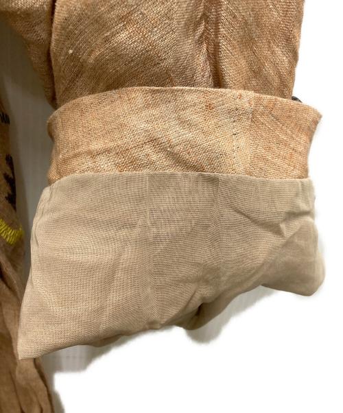 sean nish（ショーンニッシュ）sean nish (ショーンニッシュ) HEMP LINEN COAT ベージュ サイズ:FREEの古着・服飾アイテム