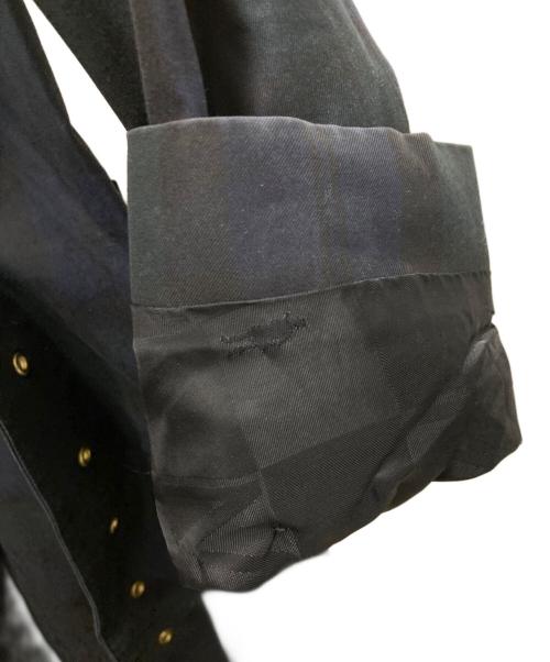 MACKINTOSH（マッキントッシュ）MACKINTOSH (マッキントッシュ) ブラックウォッチトレンチコート ネイビー×グリーン サイズ:Sの古着・服飾アイテム