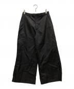 MM6 Maison Margielaエムエムシックスメゾンマルジェラ）の古着「ワイドパンツ」｜ブラック