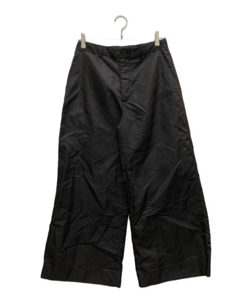 MM6 Maison Margiela（エムエムシックスメゾンマルジェラ）MM6 Maison Margiela (エムエムシックスメゾンマルジェラ) ワイドパンツ ブラック サイズ:SIZE 38の古着・服飾アイテム