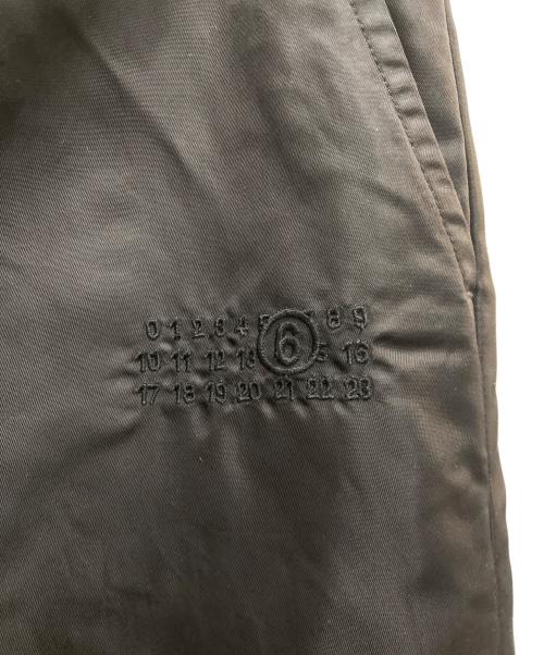 MM6 Maison Margiela（エムエムシックスメゾンマルジェラ）MM6 Maison Margiela (エムエムシックスメゾンマルジェラ) ワイドパンツ ブラック サイズ:SIZE 38の古着・服飾アイテム