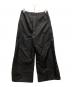MM6 Maison Margiela (エムエムシックスメゾンマルジェラ) ワイドパンツ ブラック サイズ:SIZE 38：20000円