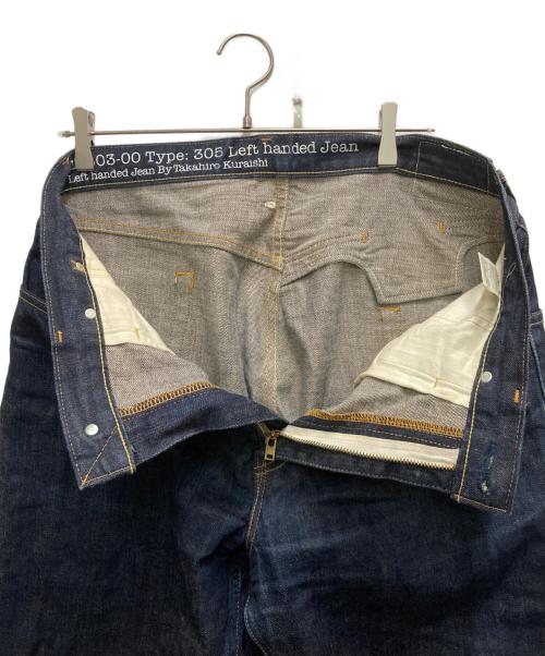 Levi’s Lefty Jeans by Takahiro Kuraishi（リーバイス）Levi’s Lefty Jeans by Takahiro Kuraishi (リーバイス) 305デニムパンツ ネイビー サイズ:SIZE 88.5cm (W35)の古着・服飾アイテム