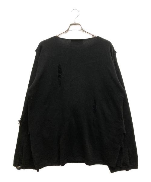 Azuma（アズマ）Azuma (アズマ) JANIS’S LAYERED KNIT PULLOVER ブラック サイズ:SIZE 0 未使用品の古着・服飾アイテム
