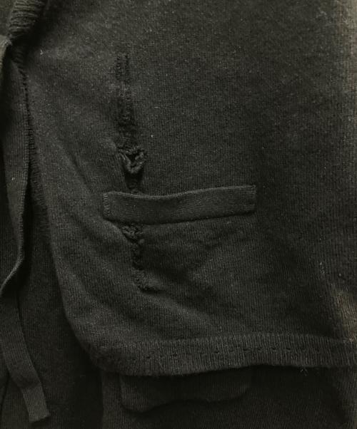 Azuma（アズマ）Azuma (アズマ) JANIS’S LAYERED KNIT PULLOVER ブラック サイズ:SIZE 0 未使用品の古着・服飾アイテム