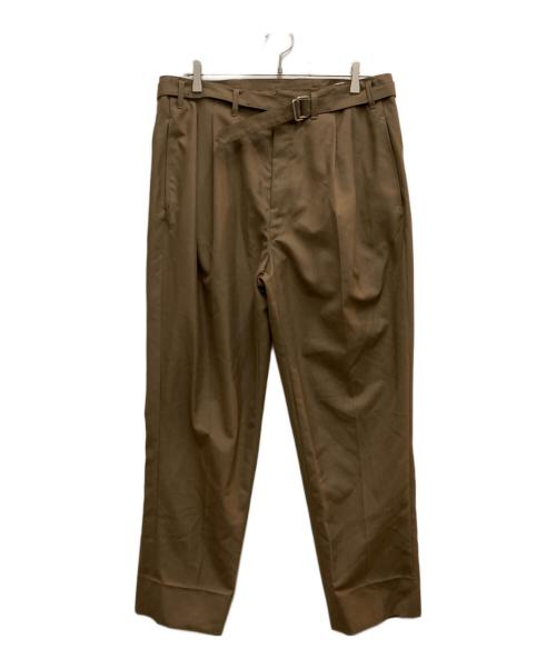 LEMAIRE（ルメール）LEMAIRE (ルメール) BELTED PLEAT TROUSER ベージュ サイズ:SIZE 46の古着・服飾アイテム
