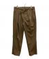 LEMAIRE（ルメール）の古着「BELTED PLEAT TROUSER」｜ベージュ