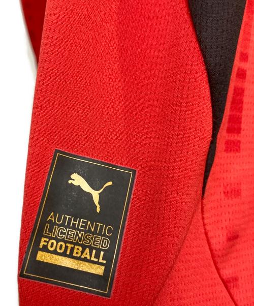 PUMA（プーマ）PUMA (プーマ) ゲームシャツ レッド×ブラック サイズ:Mの古着・服飾アイテム