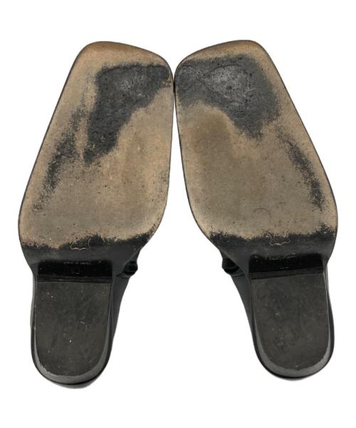 UNTISHOLD（アンチショルド）UNTISHOLD (アンチショルド) NATY-5 LEATHER スクエアブーツ ブラック サイズ:36の古着・服飾アイテム