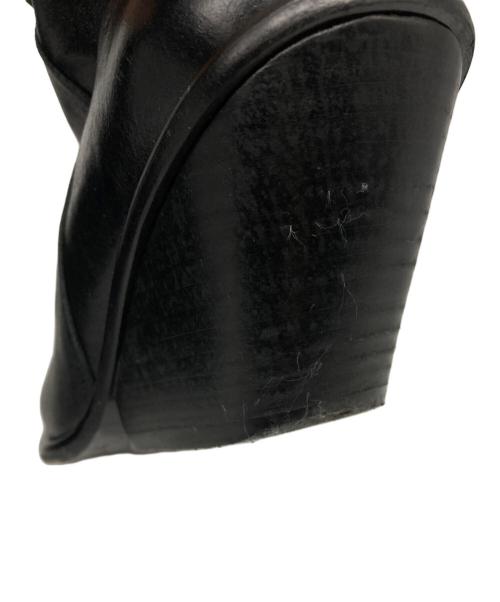 UNTISHOLD（アンチショルド）UNTISHOLD (アンチショルド) NATY-5 LEATHER スクエアブーツ ブラック サイズ:36の古着・服飾アイテム