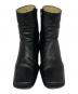 UNTISHOLD (アンチショルド) NATY-5 LEATHER スクエアブーツ ブラック サイズ:36：15000円