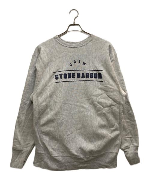 Champion REVERSE WEAVE（チャンピオン リバース ウィーブ）Champion REVERSE WEAVE (チャンピオン リバース ウィーブ) 80s～90s 両面プリントスウェット グレー サイズ:XXLの古着・服飾アイテム