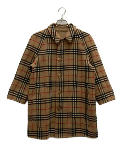 Burberry's（バーバリー）Burberry's (バーバリーズ) リバーシブルノバチェックコート ベージュ サイズ:不明の古着・服飾アイテム