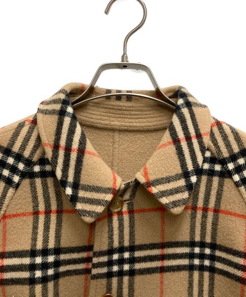 Burberry's（バーバリー）Burberry's (バーバリーズ) リバーシブルノバチェックコート ベージュ サイズ:不明の古着・服飾アイテム