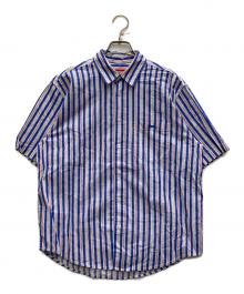SUPREME（シュプリーム）の古着「Loose Fit Multi Stripe S/S Shirt」｜ブルー×レッド