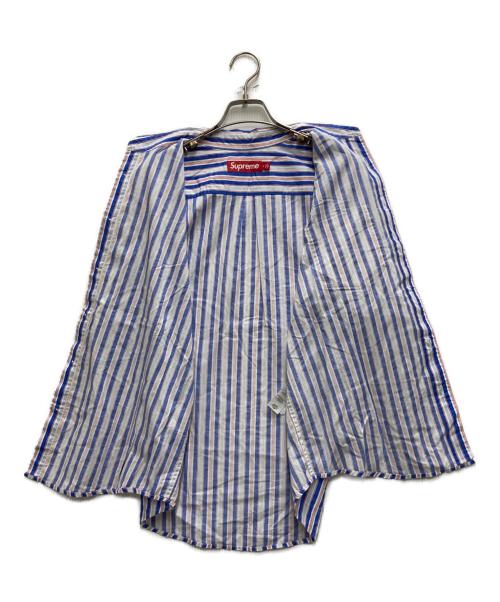 SUPREME（シュプリーム）Supreme (シュプリーム) Loose Fit Multi Stripe S/S Shirt ブルー×レッド サイズ:Sの古着・服飾アイテム