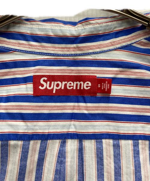SUPREME（シュプリーム）Supreme (シュプリーム) Loose Fit Multi Stripe S/S Shirt ブルー×レッド サイズ:Sの古着・服飾アイテム