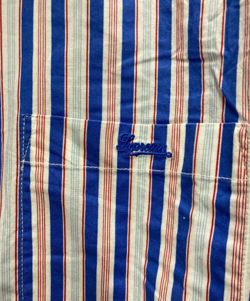 SUPREME（シュプリーム）Supreme (シュプリーム) Loose Fit Multi Stripe S/S Shirt ブルー×レッド サイズ:Sの古着・服飾アイテム