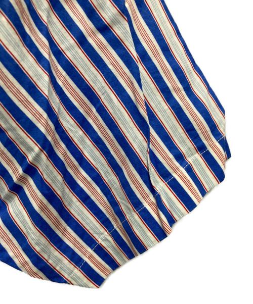 SUPREME（シュプリーム）Supreme (シュプリーム) Loose Fit Multi Stripe S/S Shirt ブルー×レッド サイズ:Sの古着・服飾アイテム