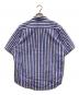 Supreme (シュプリーム) Loose Fit Multi Stripe S/S Shirt ブルー×レッド サイズ:S：13000円