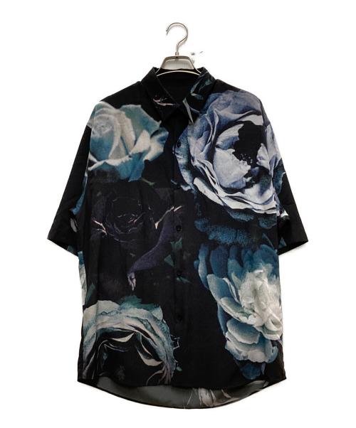 LAD MUSICIAN（ラッドミュージシャン）LAD MUSICIAN (ラッドミュージシャン) SHORT SLEEVE BIG SHIRTS ブラック サイズ:42の古着・服飾アイテム