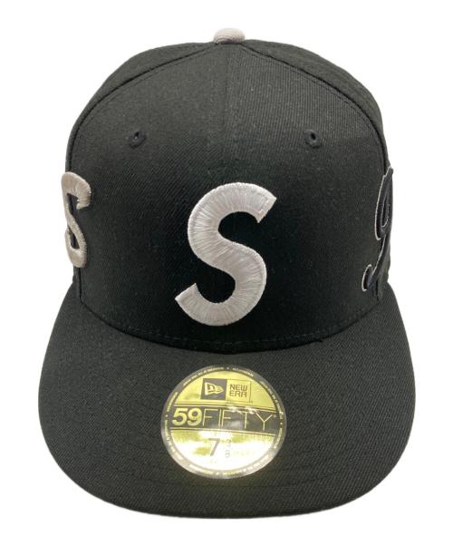 New Era（ニューエラ）New Era (ニューエラ) Supreme (シュプリーム) Multi S Logo ブラック サイズ:SIZE 7 3/8の古着・服飾アイテム