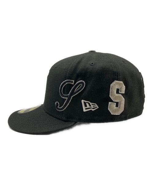 New Era（ニューエラ）New Era (ニューエラ) Supreme (シュプリーム) Multi S Logo ブラック サイズ:SIZE 7 3/8の古着・服飾アイテム