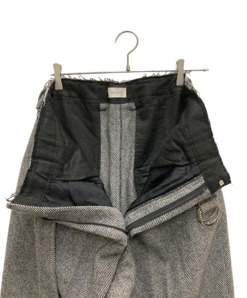 BED J.W. FORD（ベッドフォード）BED J.W. FORD (ベッドフォード) Wool Mosser Wide Pants グレー サイズ:1の古着・服飾アイテム