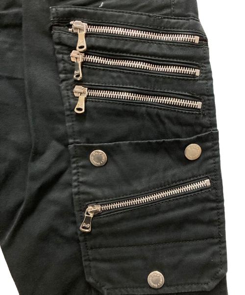 D&G DOLCE & GABBANA（ディーアンドジー ドルチェ＆ガッバーナ）D&G DOLCE & GABBANA (ディーアンドジー ドルチェ＆ガッバーナ) ジップカーゴパンツ ブラック サイズ:31の古着・服飾アイテム