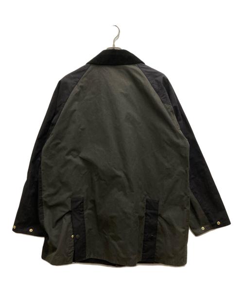 Barbour（バブアー）Barbour (バブアー) MARKAWARE (マーカウェア) EDIFICE (エディフィス) 別注 BEDALE PANEL ブラック×カーキ サイズ:3の古着・服飾アイテム
