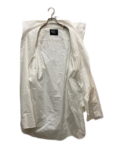 Yohji Yamamoto pour homme（ヨウジヤマモト プールオム）Yohji Yamamoto pour homme (ヨウジヤマモト プールオム) 120/2 COTTON BROAD BACK GATHER VEST BLOUSE ホワイト サイズ:3の古着・服飾アイテム