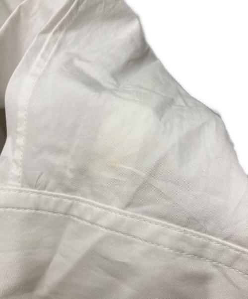 Yohji Yamamoto pour homme（ヨウジヤマモト プールオム）Yohji Yamamoto pour homme (ヨウジヤマモト プールオム) 120/2 COTTON BROAD BACK GATHER VEST BLOUSE ホワイト サイズ:3の古着・服飾アイテム