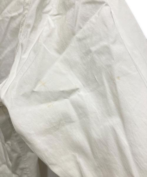 Yohji Yamamoto pour homme（ヨウジヤマモト プールオム）Yohji Yamamoto pour homme (ヨウジヤマモト プールオム) 120/2 COTTON BROAD BACK GATHER VEST BLOUSE ホワイト サイズ:3の古着・服飾アイテム