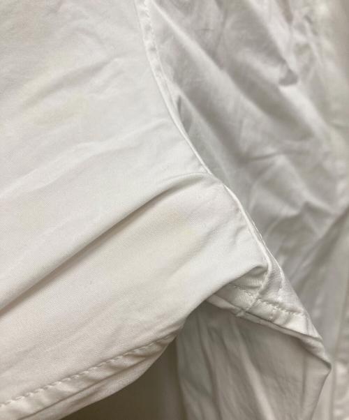 Yohji Yamamoto pour homme（ヨウジヤマモト プールオム）Yohji Yamamoto pour homme (ヨウジヤマモト プールオム) 120/2 COTTON BROAD BACK GATHER VEST BLOUSE ホワイト サイズ:3の古着・服飾アイテム
