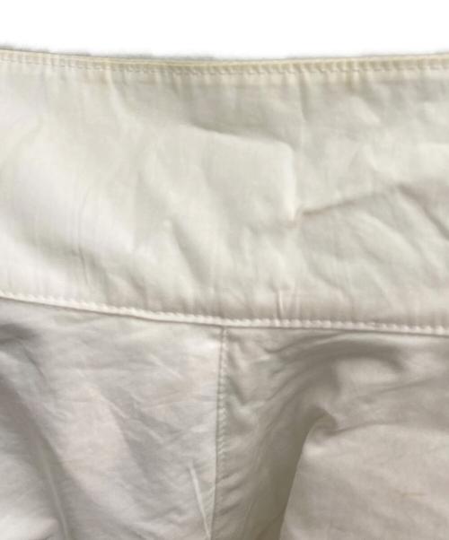 Yohji Yamamoto pour homme（ヨウジヤマモト プールオム）Yohji Yamamoto pour homme (ヨウジヤマモト プールオム) 120/2 COTTON BROAD BACK GATHER VEST BLOUSE ホワイト サイズ:3の古着・服飾アイテム